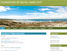 Tablet Screenshot of fdg2015.org